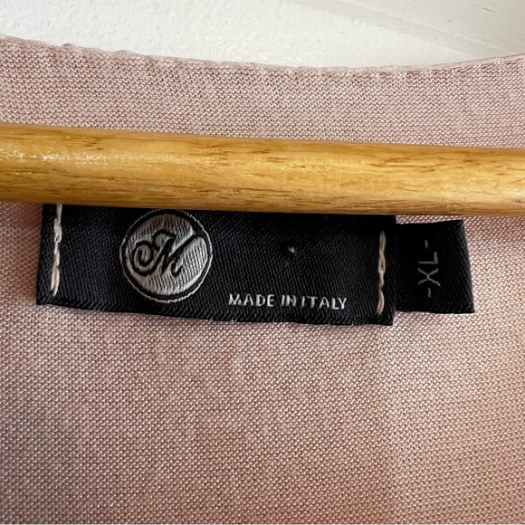 Made in Italy 🇮🇹 silk embroidered sleeveless blouse XL excellent condition - Picture 8 of 9